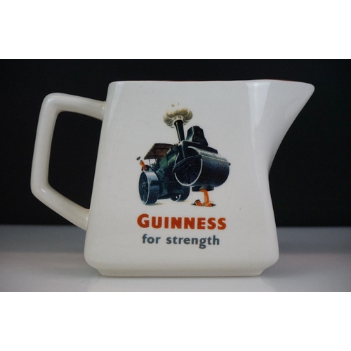 20 - Six Guinness advertising ceramic water jugs to include an official Guinness merchandise ' My Goodnes... 