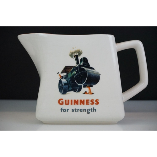 20 - Six Guinness advertising ceramic water jugs to include an official Guinness merchandise ' My Goodnes... 