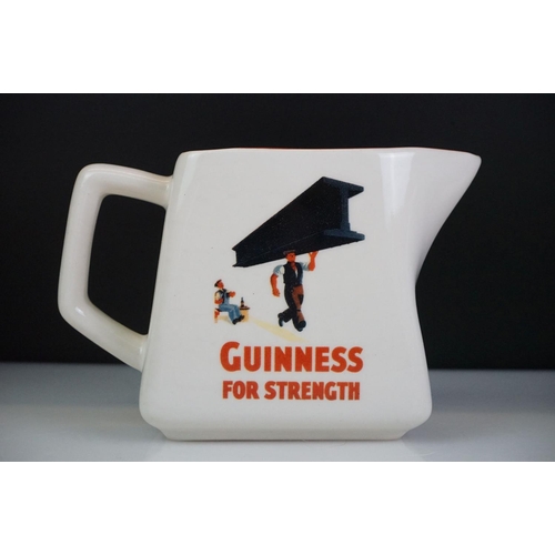 20 - Six Guinness advertising ceramic water jugs to include an official Guinness merchandise ' My Goodnes... 