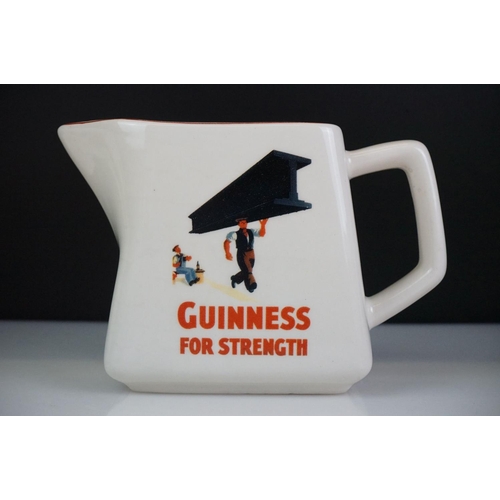 20 - Six Guinness advertising ceramic water jugs to include an official Guinness merchandise ' My Goodnes... 