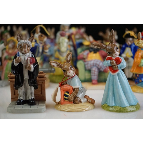 25 - Collection of 40 Royal Doulton Bunnykins porcelain figures to include limited edition, Shipmates Col... 