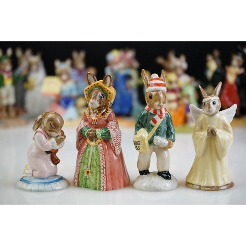 25 - Collection of 40 Royal Doulton Bunnykins porcelain figures to include limited edition, Shipmates Col... 