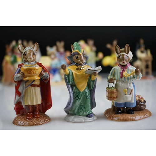 25 - Collection of 40 Royal Doulton Bunnykins porcelain figures to include limited edition, Shipmates Col... 