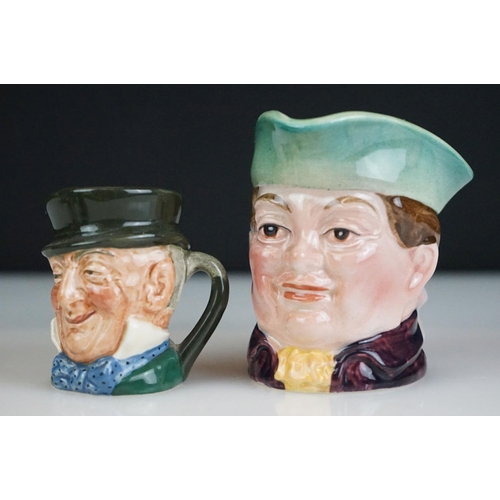 27 - Collection of 11 mainly Royal Doulton character jugs to include The Clown (D 6834), Old Salt (D 6551... 