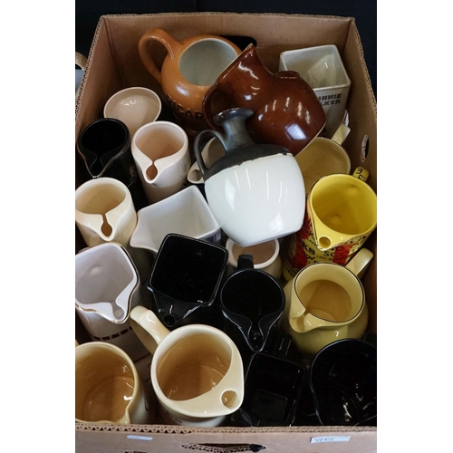 85 - Collection of 39 branded ceramic advertising water jugs to include many whisky examples, to include ... 