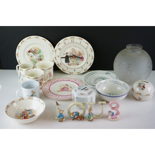 43 - Collection of Royal Doulton, Wedgwood, Beatrix Potter & Bunnykins