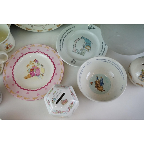 43 - Collection of Royal Doulton, Wedgwood, Beatrix Potter & Bunnykins