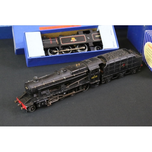 211 - Boxed Hornby Dublo EDG18 2-6-4 Tank Goods Train BR set with locomotive, rolling stock and track plus... 