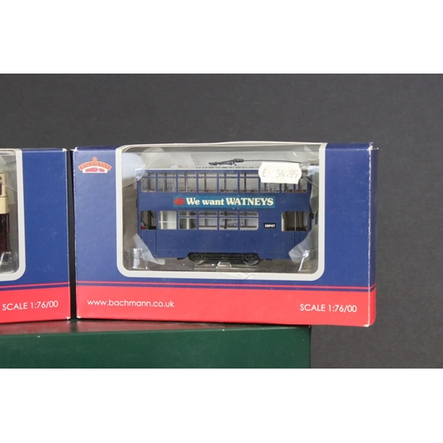 261 - Boxed Bachmann Spectrum 25128 On 30 Closed Street Car Union Traction and 3 x boxed Bachmann OO gauge... 