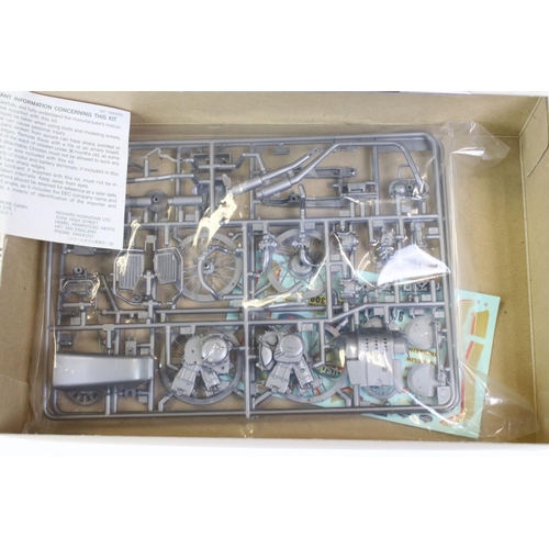 274 - Four boxed Tamiya plastic model motorbike kits to include 14055 Honda NSR500 Grand Prix Racer, 14054... 