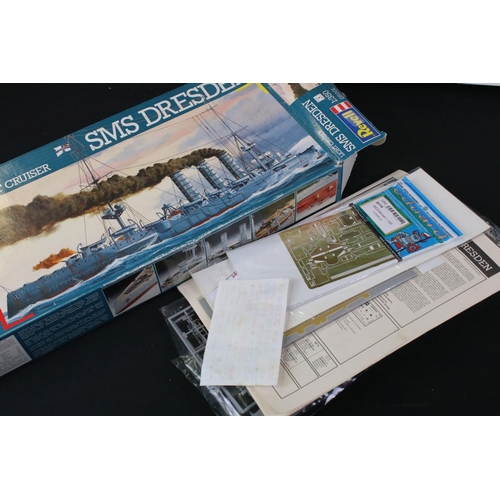 282 - 11 Boxed & unbuilt Revell plastic model kits, mostly ship kits, to include 3 x 500th Anniversary of ... 