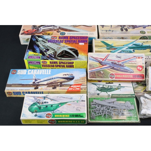 291 - 11 Boxed & unbuilt plastic model kits to include 3 x Series 2 1/72 (02047-5 Magister, 02056-9 Whirlw... 