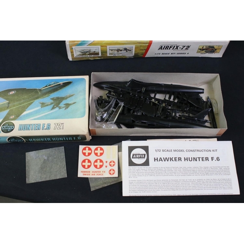 291 - 11 Boxed & unbuilt plastic model kits to include 3 x Series 2 1/72 (02047-5 Magister, 02056-9 Whirlw... 