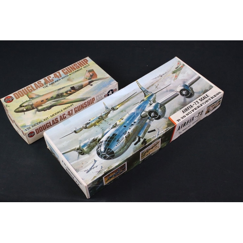 291 - 11 Boxed & unbuilt plastic model kits to include 3 x Series 2 1/72 (02047-5 Magister, 02056-9 Whirlw... 