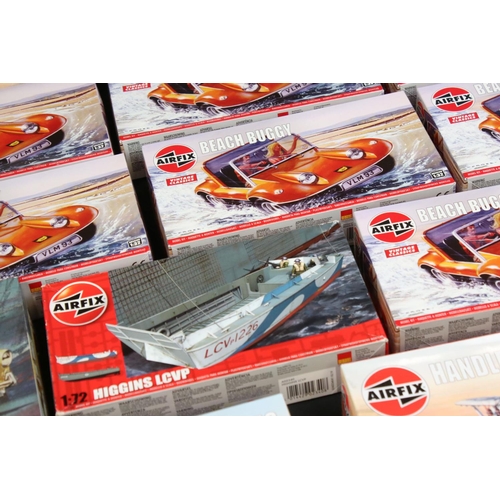 292 - 17 Boxed & unbuilt Airfix plastic model kits to include 13 x Vintage Classics (8 x A02412V 1:32 Beac... 