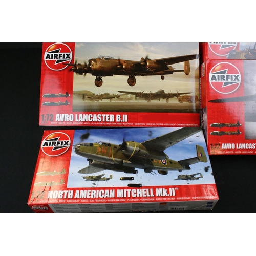 293 - 11 Boxed & unbuilt Airfix 1:72 plastic model plane kits to include A12011 Avro Vulcan B.2 (tearing t... 