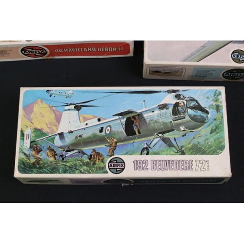 299 - Eight Boxed & unbuilt plastic model kits to include 7 x Series 3 1:72 scale (03006-7 Lockheed Hudson... 