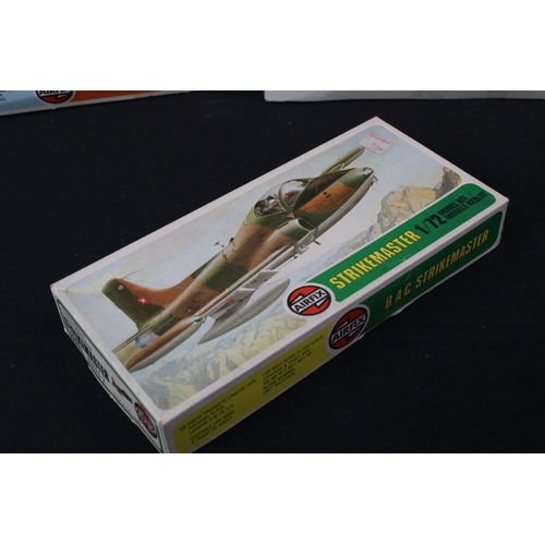 299 - Eight Boxed & unbuilt plastic model kits to include 7 x Series 3 1:72 scale (03006-7 Lockheed Hudson... 