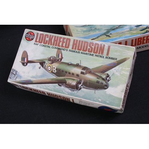 299 - Eight Boxed & unbuilt plastic model kits to include 7 x Series 3 1:72 scale (03006-7 Lockheed Hudson... 