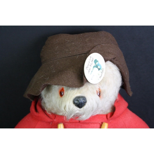 304 - Gabrielle Paddington Bear in red coat, brown hat & black boots, with label tag