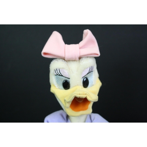 305 - Two Steiff Disney Showcase soft toys to include Donald and Daisy Duck, both with original buttons an... 