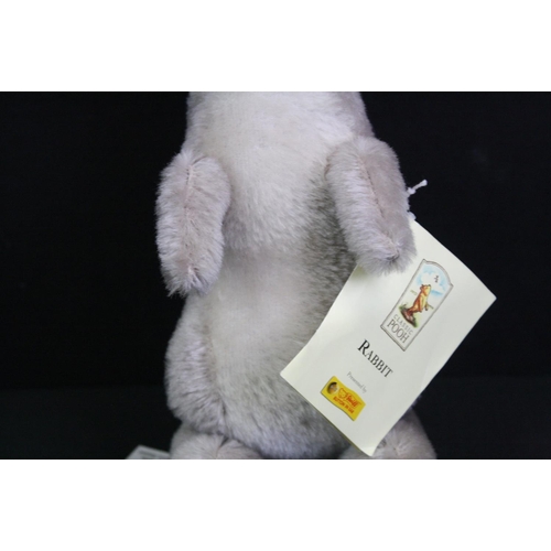 306 - Steiff Classic Pooh Rabbit soft toy with original tag and button, vg