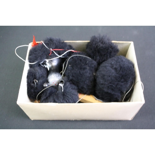 311 - Boxed Pelham Puppet black poodle in gd condition with tip-ex to box plus a carded 1988 Castrol Jagua... 