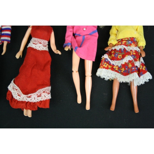 312 - Eight Palitoy Pippa dolls, clothed, including Pete (first issue), 2 x Pippa, 2 x Penny Brown, Marie ... 