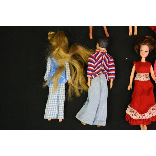 312 - Eight Palitoy Pippa dolls, clothed, including Pete (first issue), 2 x Pippa, 2 x Penny Brown, Marie ... 