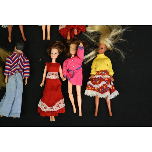 312 - Eight Palitoy Pippa dolls, clothed, including Pete (first issue), 2 x Pippa, 2 x Penny Brown, Marie ... 