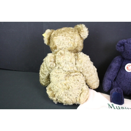 315 - Four Steiff Bears to include bagged Musical Bear, 022708 Sprinkels Teddy Bear 30 with tags, 660863 W... 