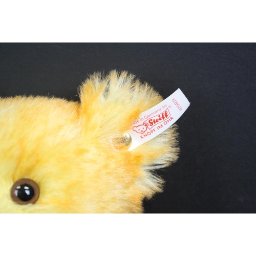 316 - Four Steiff 'Original' mohair teddy bears all with certificate tags to include Hallo Herbst, Hallo S... 