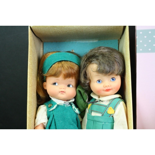 329 - Quantity of mixed dolls and figures to include boxed Chad Valley Design a Friend Collection, many mi... 