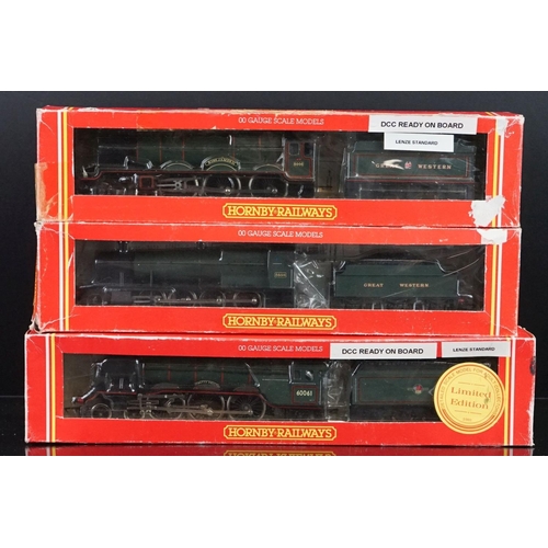 11 - Three boxed Hornby OO gauge locomotives to include R082 GWR Locomotive King James II (DCC Lenze Stan... 