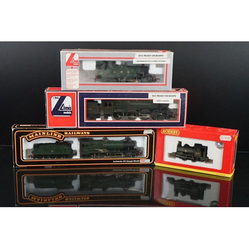 12 - Four boxed OO gauge locomotives to include 2 x Lima both with DCC professionally fitted by the vendo... 