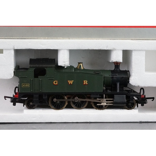 12 - Four boxed OO gauge locomotives to include 2 x Lima both with DCC professionally fitted by the vendo... 