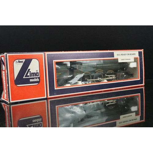 12 - Four boxed OO gauge locomotives to include 2 x Lima both with DCC professionally fitted by the vendo... 