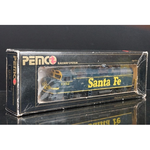 14 - Seven boxed HO gauge locomotives to include 3 x Mehano, 2 x AHM, 1 x Life Like and 1 x Pemco, condit... 