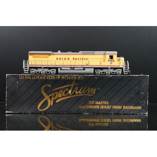 17 - Two boxed Bachmann Spectrum HO gauge locomotives to include 85002 Dash 8 40C Union Pacific #9183 and... 