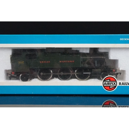 20 - Four boxed Airfix OO gauge locomotives to include 54171-8 Union Pacific No 199, 54151-4 Prairie Tank... 