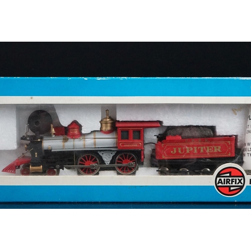 20 - Four boxed Airfix OO gauge locomotives to include 54171-8 Union Pacific No 199, 54151-4 Prairie Tank... 