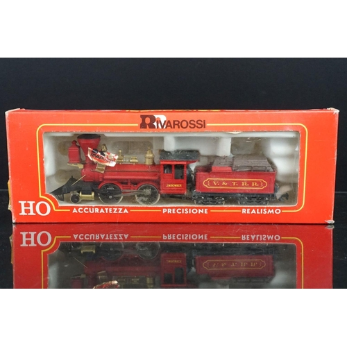 21 - Four boxed HO gauge locomotives to include Fleischmann 4300 and 3 x Rivarossi examples, condition va... 