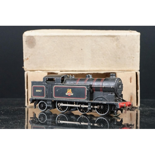 22 - Four boxed Hornby Dublo locomotives to include 8885 0-6-2 69567, L30 1,000 BHP BoBo Diesel Electric ... 