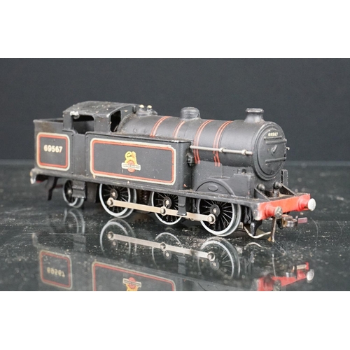 22 - Four boxed Hornby Dublo locomotives to include 8885 0-6-2 69567, L30 1,000 BHP BoBo Diesel Electric ... 