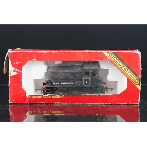 23 - Six boxed Hornby OO gauge locomotives to include R852 BR 2-6-0 Ivatt Loco, Dock Authority 3 0-4-0, G... 