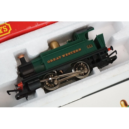 23 - Six boxed Hornby OO gauge locomotives to include R852 BR 2-6-0 Ivatt Loco, Dock Authority 3 0-4-0, G... 