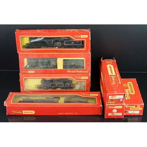 27 - Seven boxed Triang / Hornby OO gauge locomotives to include R754, R52, R758, R150S, 4-4-0 with tende... 