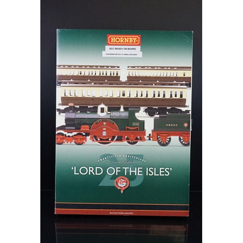 3 - Boxed ltd edn Hornby OO gauge R2560 Twenty-fifth Anniversary Lord of the Isle locomotive set with ce... 