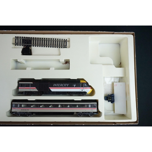 32 - Boxed Hornby OO gauge R695 High Speed Train Set containing locomotive, rolling stock, track and cert... 