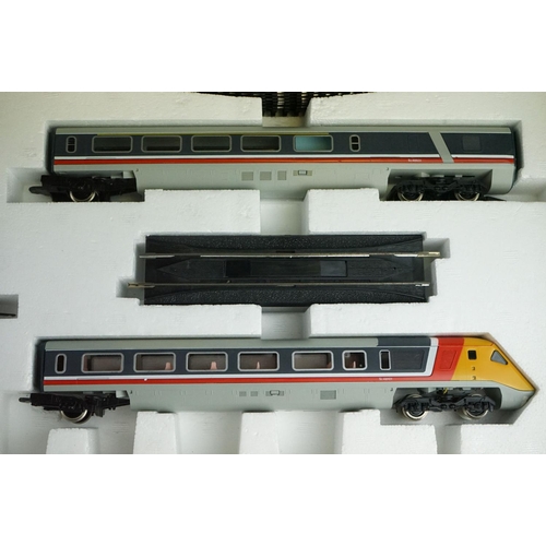 33 - Two boxed Hornby OO gauge electric train sets to include R543 Advanced Passenger Train Set and R685 ... 